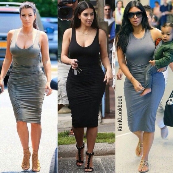 James Perse fitted ruched midi dress size 3 white - Picture 2 of 9